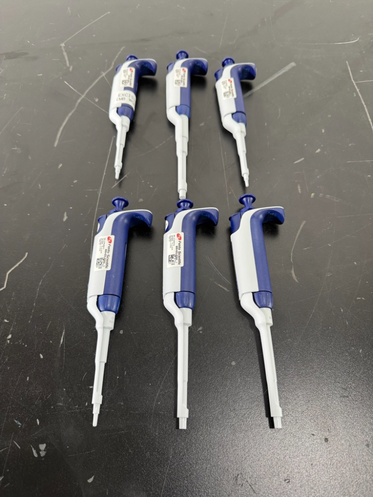 Image of Rainin Pipet-Lite XLS Single Channel Pipettes - Quantity 6